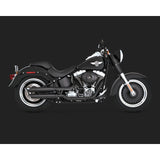 V&H Twin Slash 3" Slipons - Black (16343)