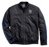 Men's 115th Anniversary Nylon Bomber Jacket, Black