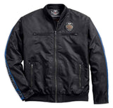Men's 115th Anniversary Nylon Bomber Jacket, Black