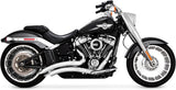V&H Big Radius 2-into-2 Exhaust System - Chrome (26075)