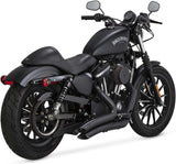 V&H Big Radius 2-Into-2 Exhaust - Black (46067)