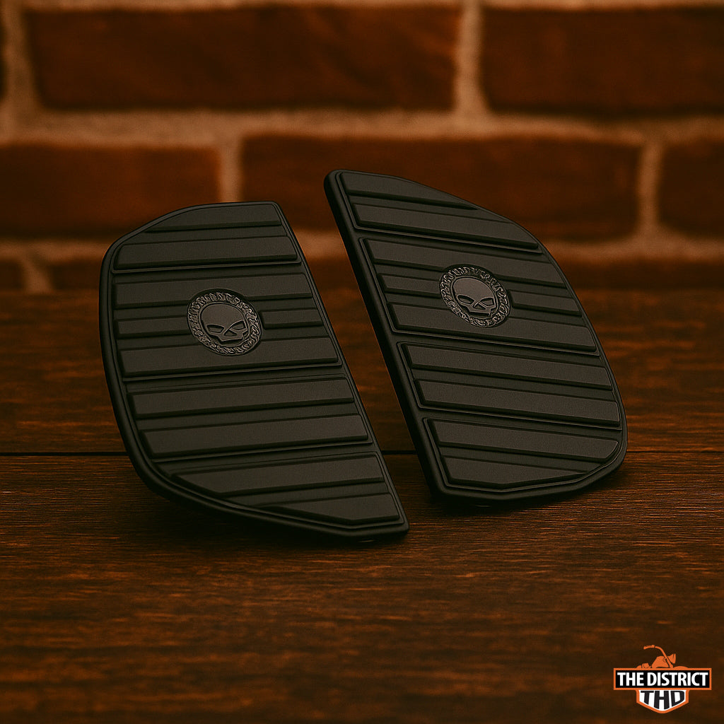 Willie G Skull Passenger Footboard Inserts
