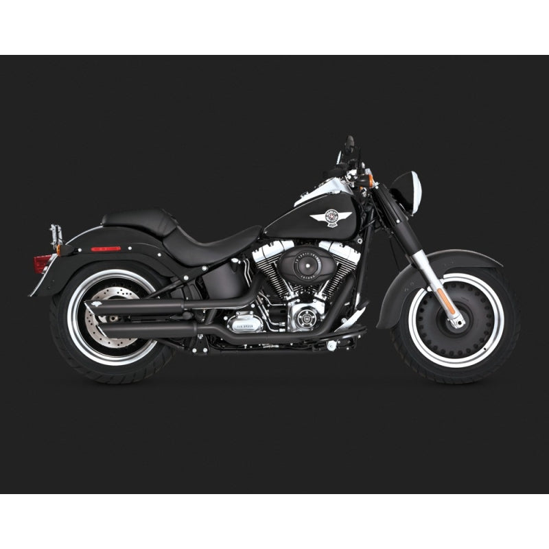 V&H Twin Slash 3" Slipons - Black (16343)