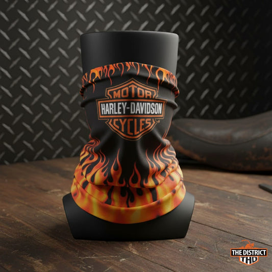 Blazing Flames Face Mask