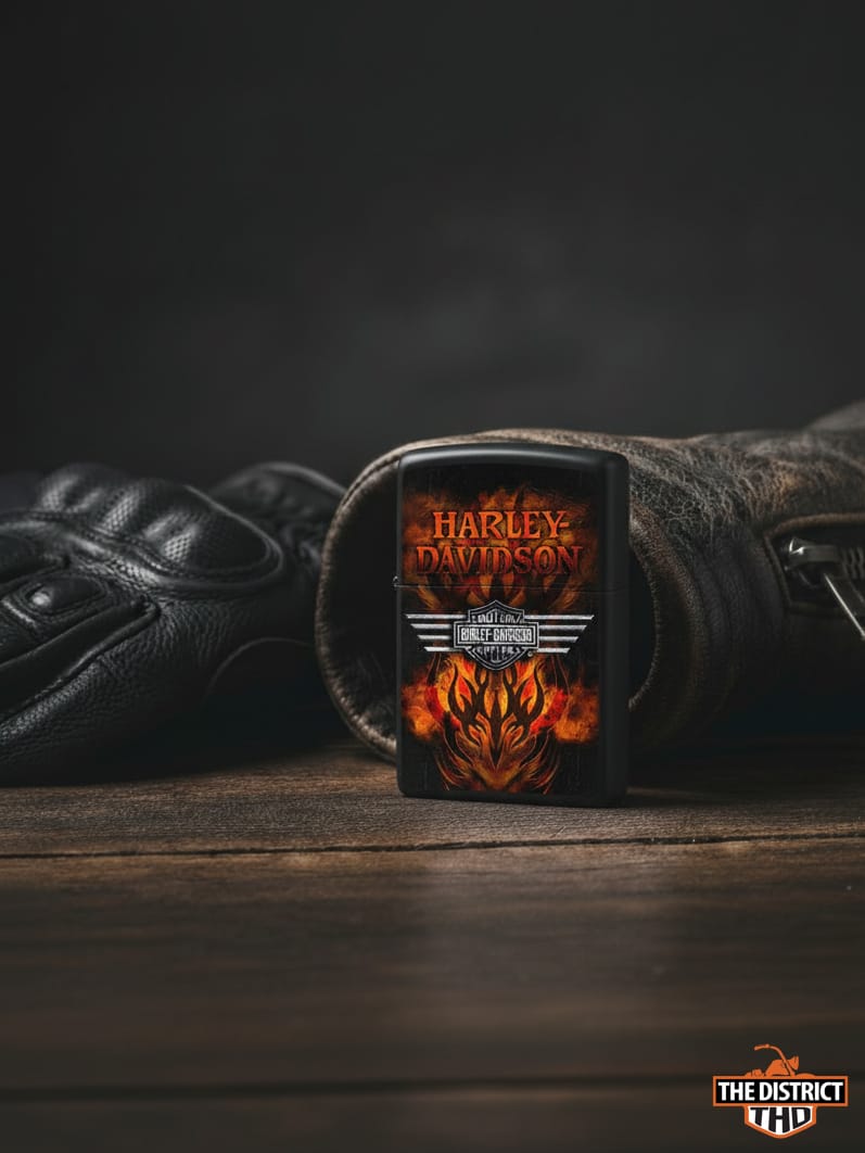 ZIPPO HD MATTE BLACK FLAME (CI407105)