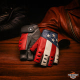 HD MEN'S PATRIOT FINGERLESS GLOVES